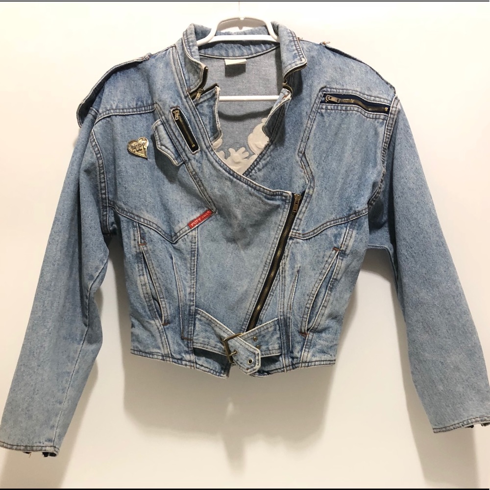 Pufy Jeans Mickey Minnie Mouse Denim Jacket Disney